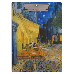 Pranchetas Vincent van Gogh - Cafe Terrace à Noite