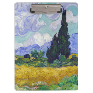 Pranchetas Vincent Van Gogh - Campo de Trigo com Cipras