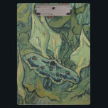 Pranchetas Vincent van Gogh - Grande Mariposa Noturna<br><div class="desc">Grande Mariposa Noturna (1889) de Vincent van Gogh é uma pintura de natureza-morta de arte fina vintage pós-impressionista. Um inseto, a mariposa-imperador, em um jardim de primavera com flores de copo-de-leite e outras plantas. Van Gogh chamou-a de 'mariposa caveira' e pintou uma caveira na parte de trás de seu corpo....</div>