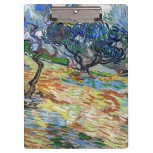 Pranchetas Vincent van Gogh - Oliveiras: Céu azul brilhante