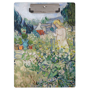 Pranchetas Vincent van Gogh - Srta. Gachet em seu jardim
