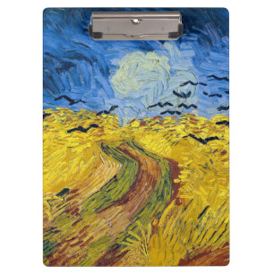 Pranchetas Vincent van Gogh - Wheatfield com Crows