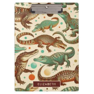 Pranchetas Vintage Alligator Seamlees