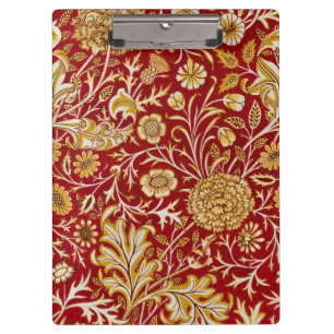 Pranchetas Vintage Arte Floral Vermelha Cherwell de William M