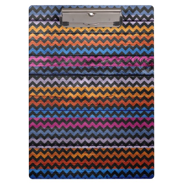 Pranchetas Vintage Chevron Wood Abstrato (Frente)