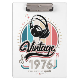 Pranchetas Vintage desde fones de ouvido de 1976