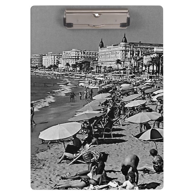 Pranchetas Vintage France Cannes praia (Frente)