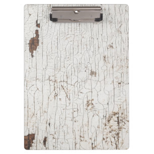 Pranchetas Vintage White Painted Wood