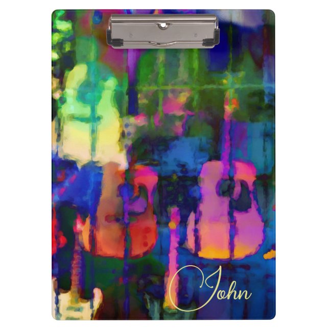 Pranchetas Violão das Cores Primárias Modernas (Frente)