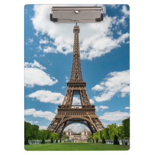 Pranchetas Vista da Torre Eiffel do Parque Público Champ de M