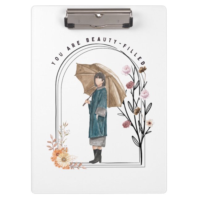 Pranchetas Você É Bela Preenchida (Frente)