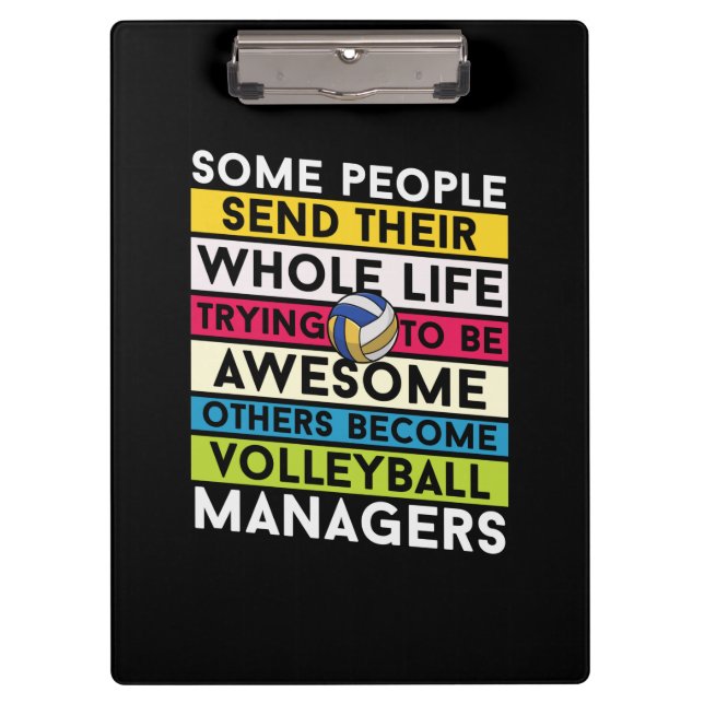 Pranchetas Volleyball Player | Volleyball Managers (Frente)