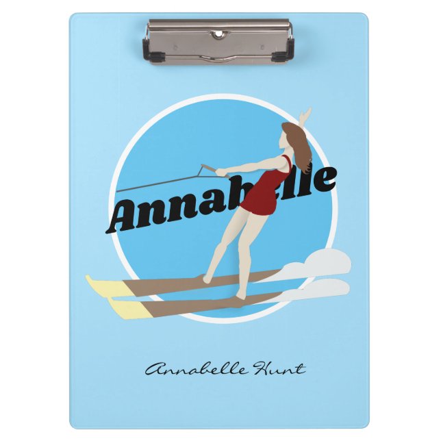 Pranchetas Waterski, estilo Vintage (Frente)