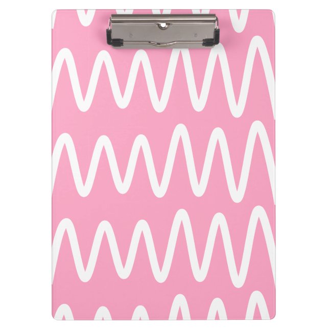 Pranchetas Wave No. 6 - Clipboard (Flamingo Pink) (Frente)