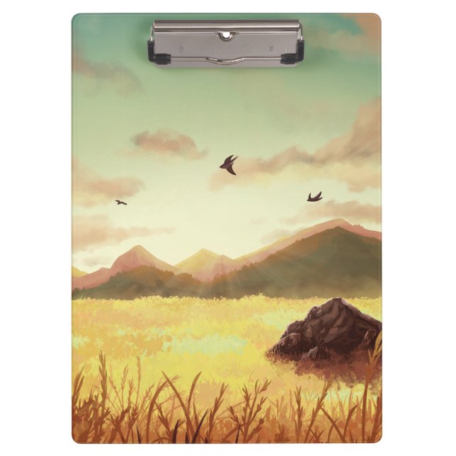 Pranchetas Wheat fields at sunrise (Frente)