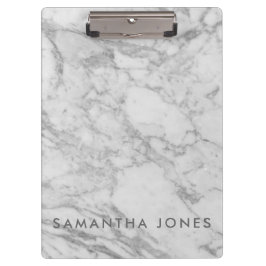 Pranchetas White Carrara Marble Classic Modern