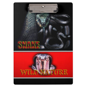 Pranchetas WILD NATURE - coleção COBRA de design preto