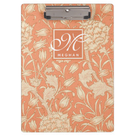 Pranchetas William Morris - Art Nouveau Wild Tulips Monograma