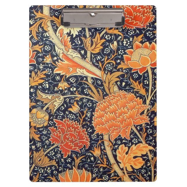 Pranchetas William Morris Cray Floral Art Nouveau Pattern (Frente)