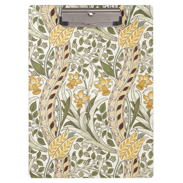 Pranchetas William Morris Daffodil Garden Flower Classic Bota (Frente)