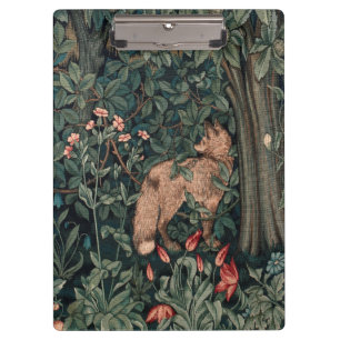Pranchetas William Morris Greenery Fox Willife