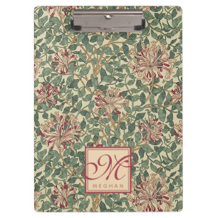 Pranchetas William Morris - madressilva & folhas de Nouveau