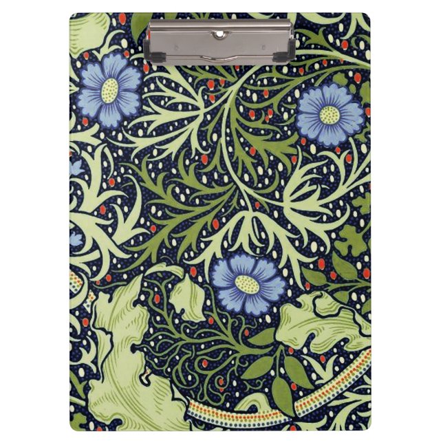 Pranchetas William Morris Seaweed Flor Antiquado (Frente)