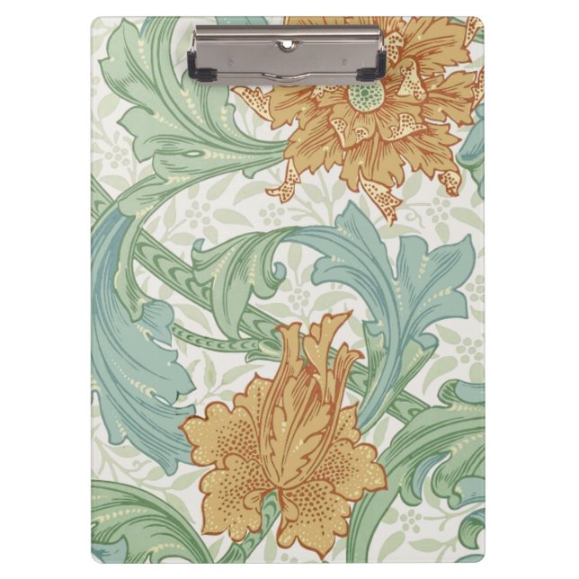 Pranchetas William Morris Solteiro Stem Floral Patterno (Frente)