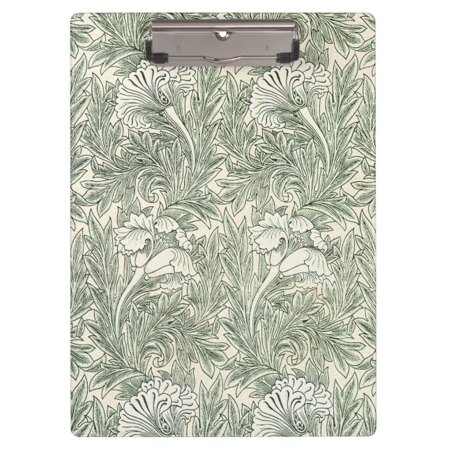 Pranchetas William Morris Tulip Wallpaper Classic Green (Frente)