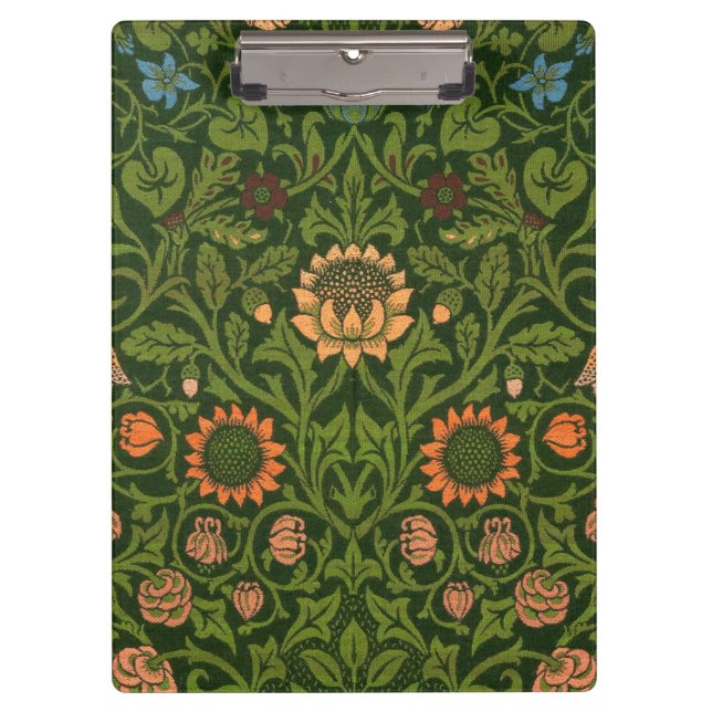 Pranchetas William Morris Violet e Columbine Art Rug (Frente)
