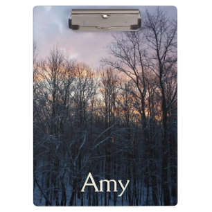 Pranchetas Winter Sunrise I Pastel Nature Landscape