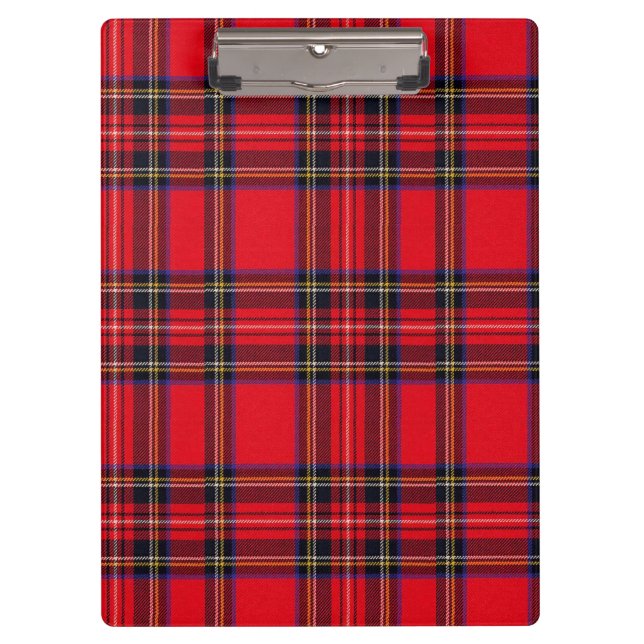 Pranchetas Xadrez vermelha de Stewart tartan (Frente)