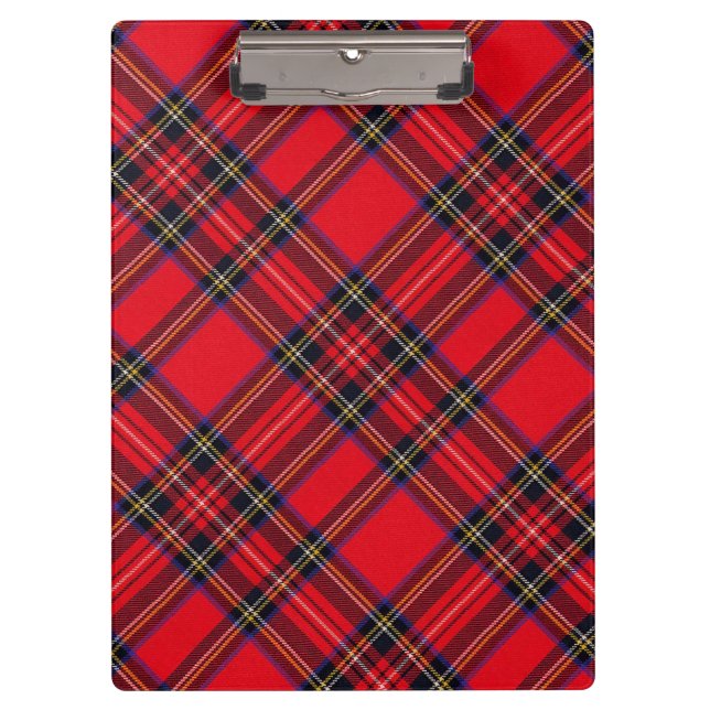 Pranchetas Xadrez vermelha de Stewart tartan (Frente)