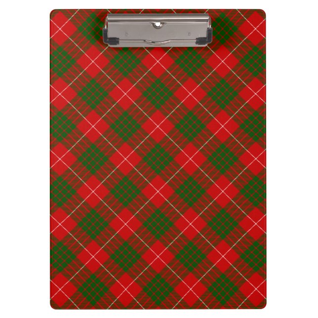 Pranchetas Xadrez vermelha tartan tartan (Frente)