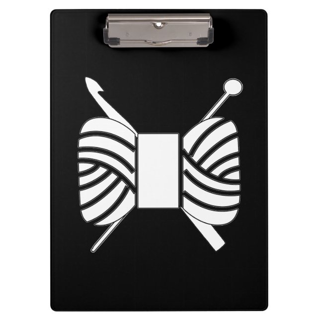 Pranchetas Yarn Skein Knit & Crochet Artesanatos {Dark} (Frente)