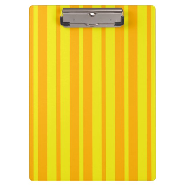 Pranchetas Yellow Stylish Stripes Pattern Design  (Frente)