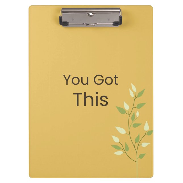 Pranchetas You Got This Motivational Clipboard (Frente)