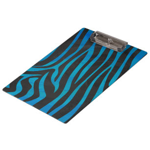 Pranchetas Zebra Black e Blue Impressão