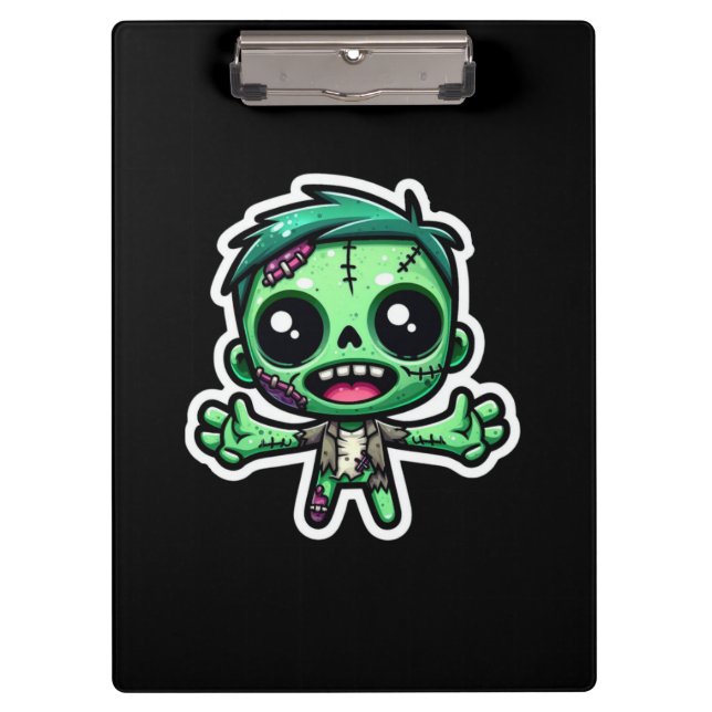 Pranchetas Zombie engraçado (Frente)