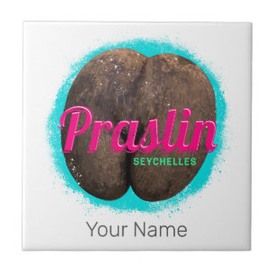 Praslin Seychelles Oceano Índico Vintage Souvenir