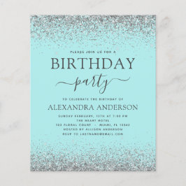 Prata Azul-Teal De Orçamento Qualquer Idade