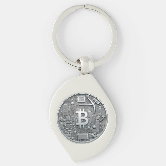 Prata Chaveiro BitCap (Frente)