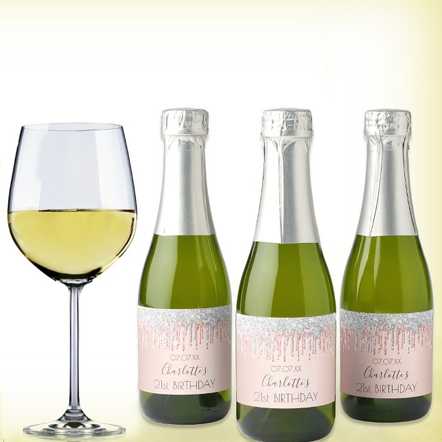 Prata-cinza-cinzenta-rosa-reluzente rosa de aniver (Criador carregado)