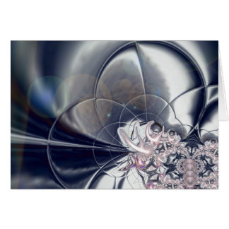 Prata De Abstrato De Cartões E Pérolas Rosa