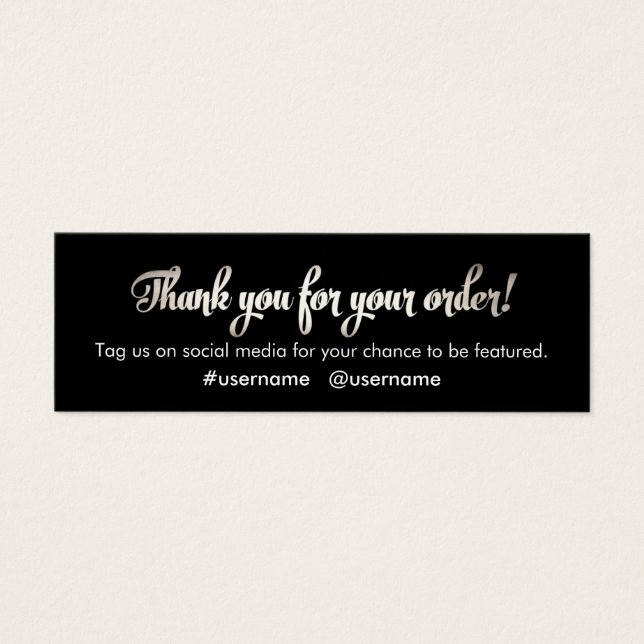 Prata de Apreciação do Cliente Obrigado pelo Encom (Frente)