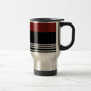 Prata de /Black/ > caneca de viagem vermelhas do