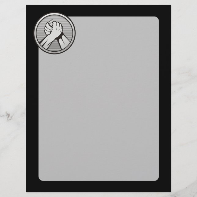 Prata de luta do braço (Frente)