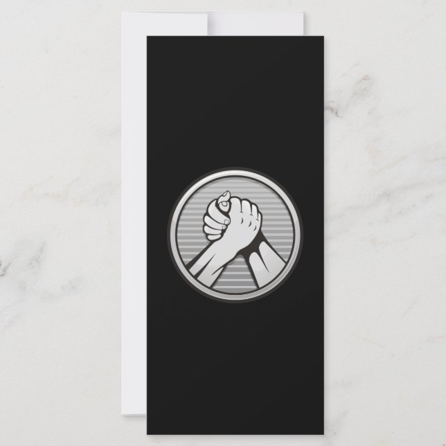 Prata de luta do braço (Frente)