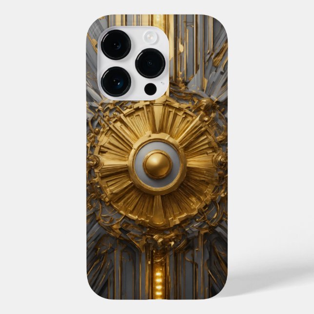 Prata de titânio e Impressão de aço Dourado e inox (Verso)