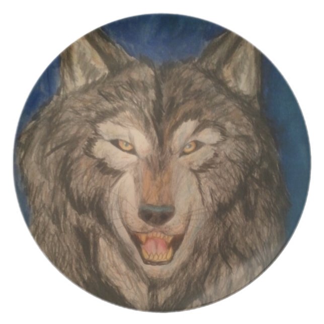 Prato caçador bonito (Frente)